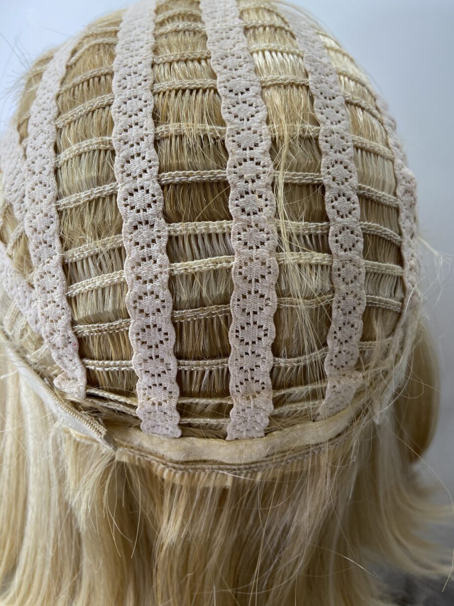 Silky soft blonde wig. Pplblks793