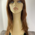 New long shiny auburn wig.  Plbrls588