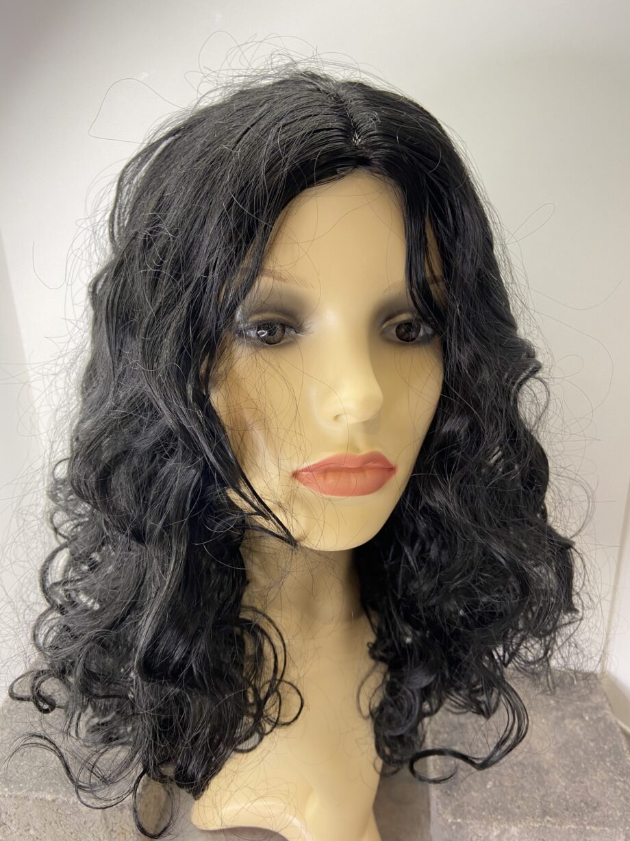 New Black curly long wig. Nbllc6034