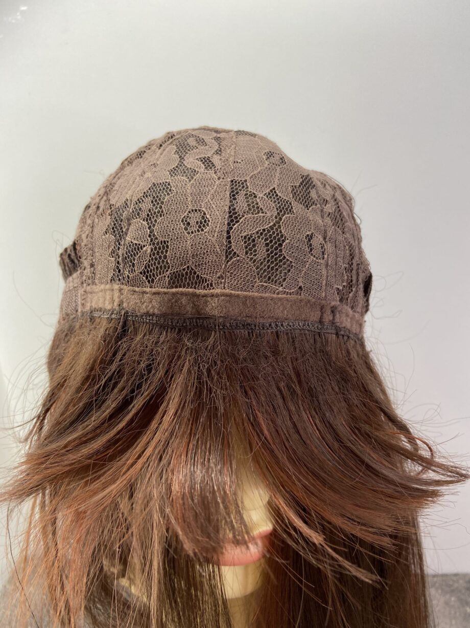 Extra long auburn wig. Plbrls591