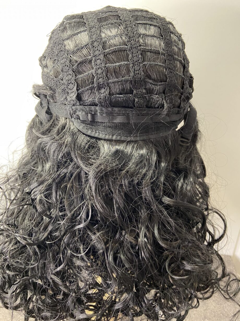 New Black curly long wig. Nbllc6034