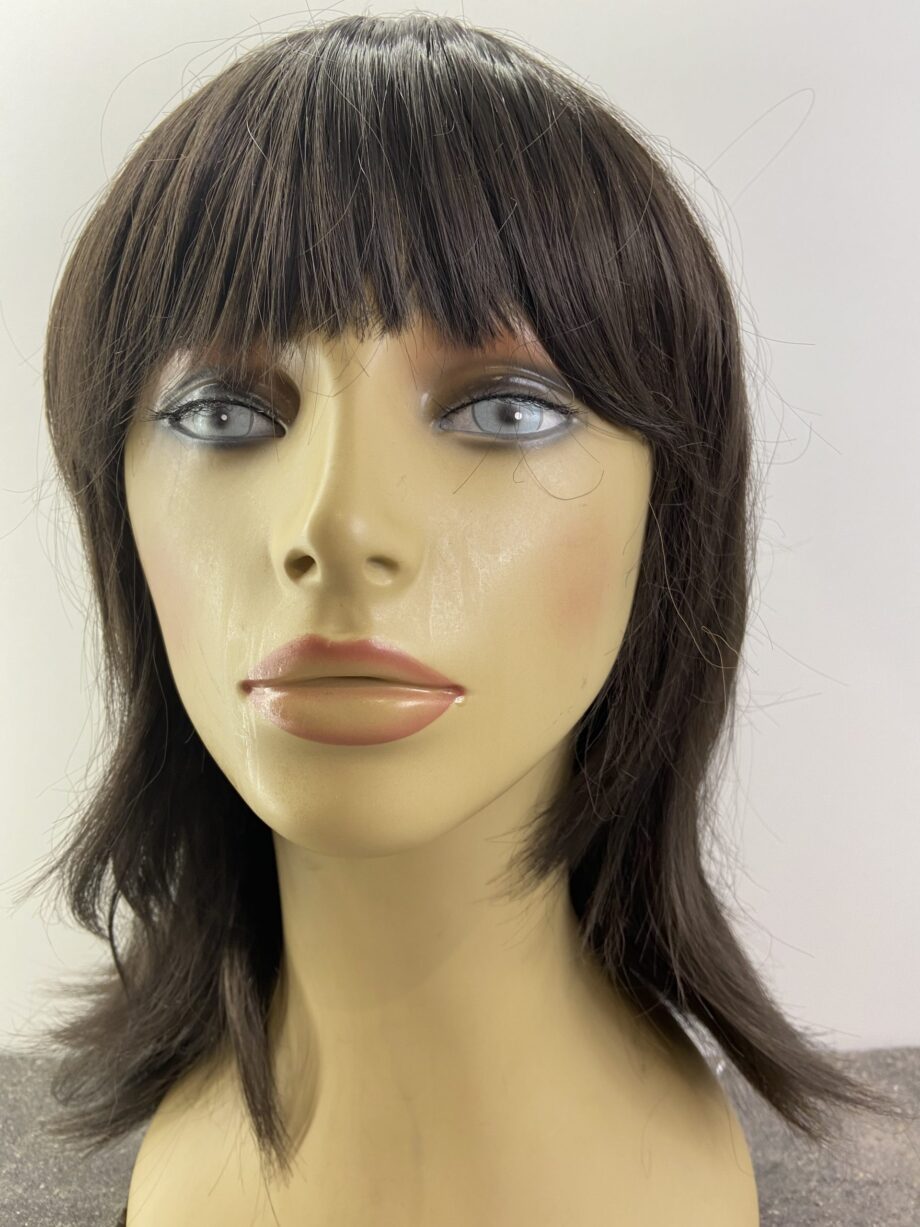 Black/dark brown wig. Plbrls506