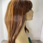 New long shiny auburn wig.  Plbrls588