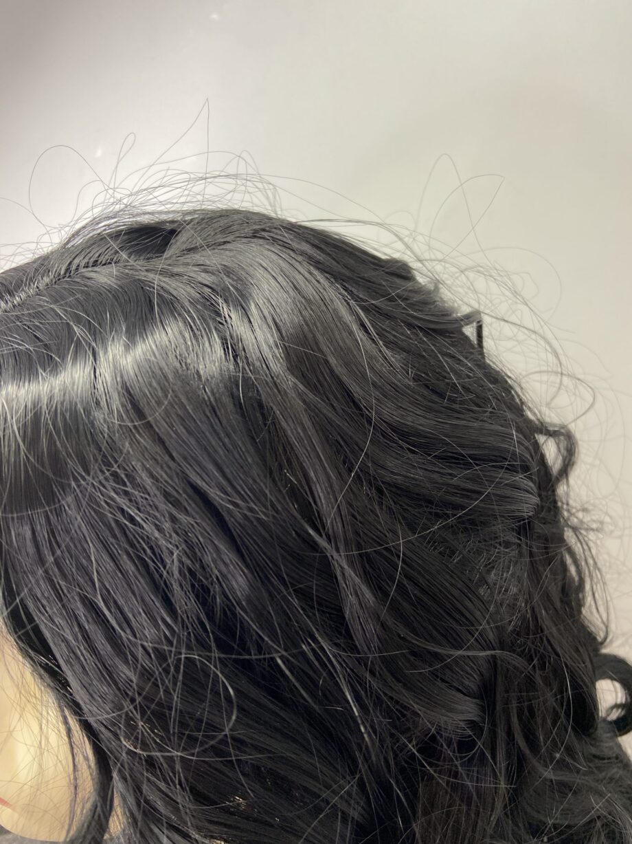 New Black curly long wig. Nbllc6034
