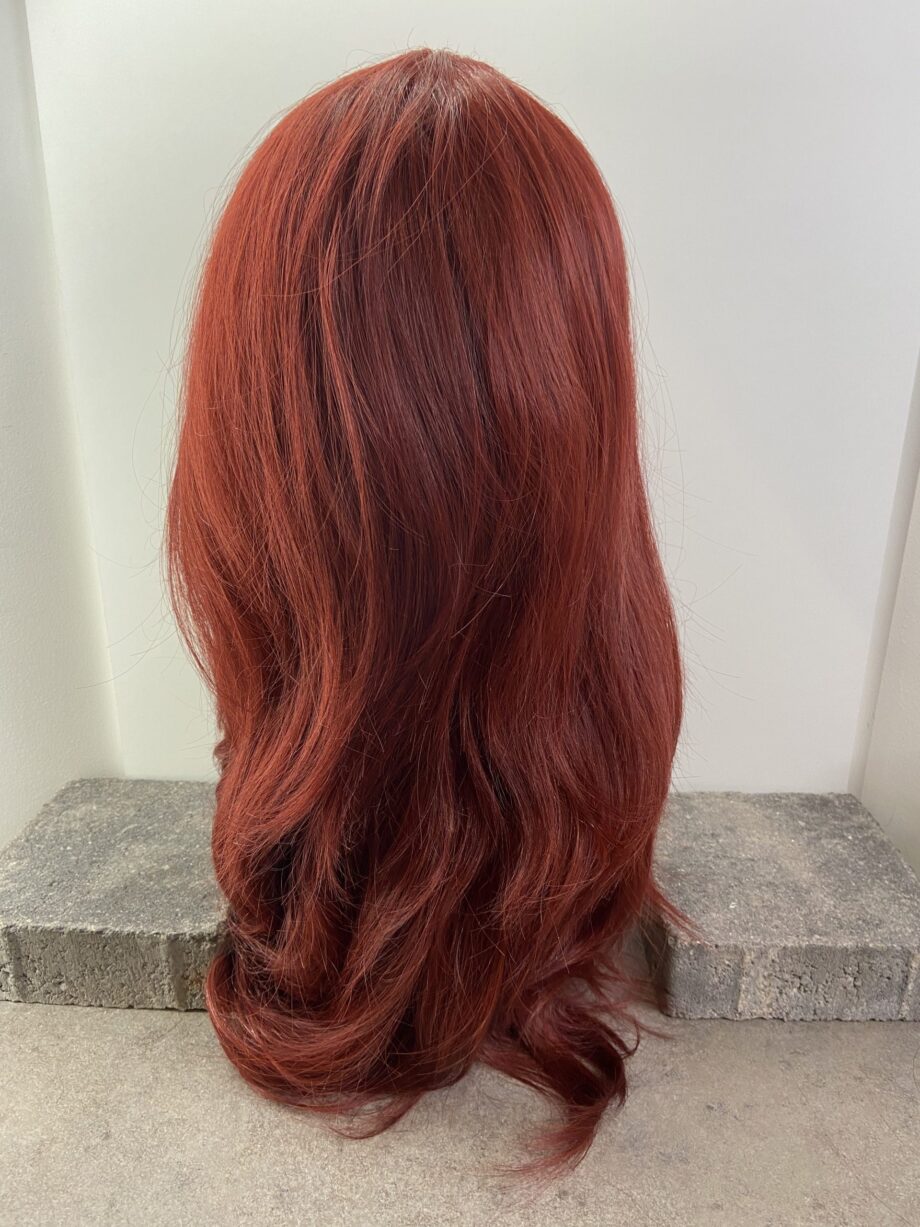 Very long red new wig. Rlw508