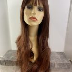 Extra long auburn wig. Plbrls591
