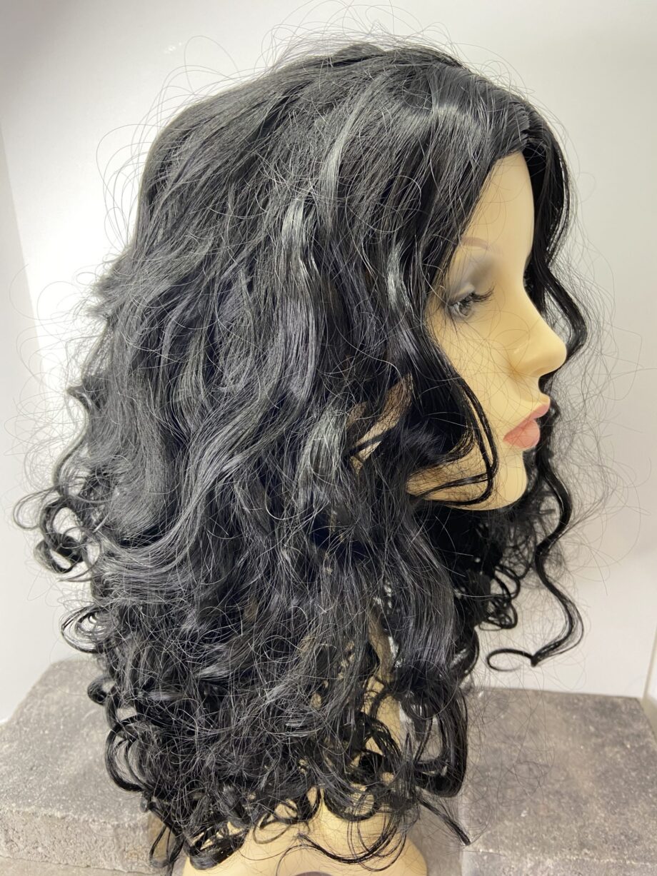 New Black curly long wig. Nbllc6034