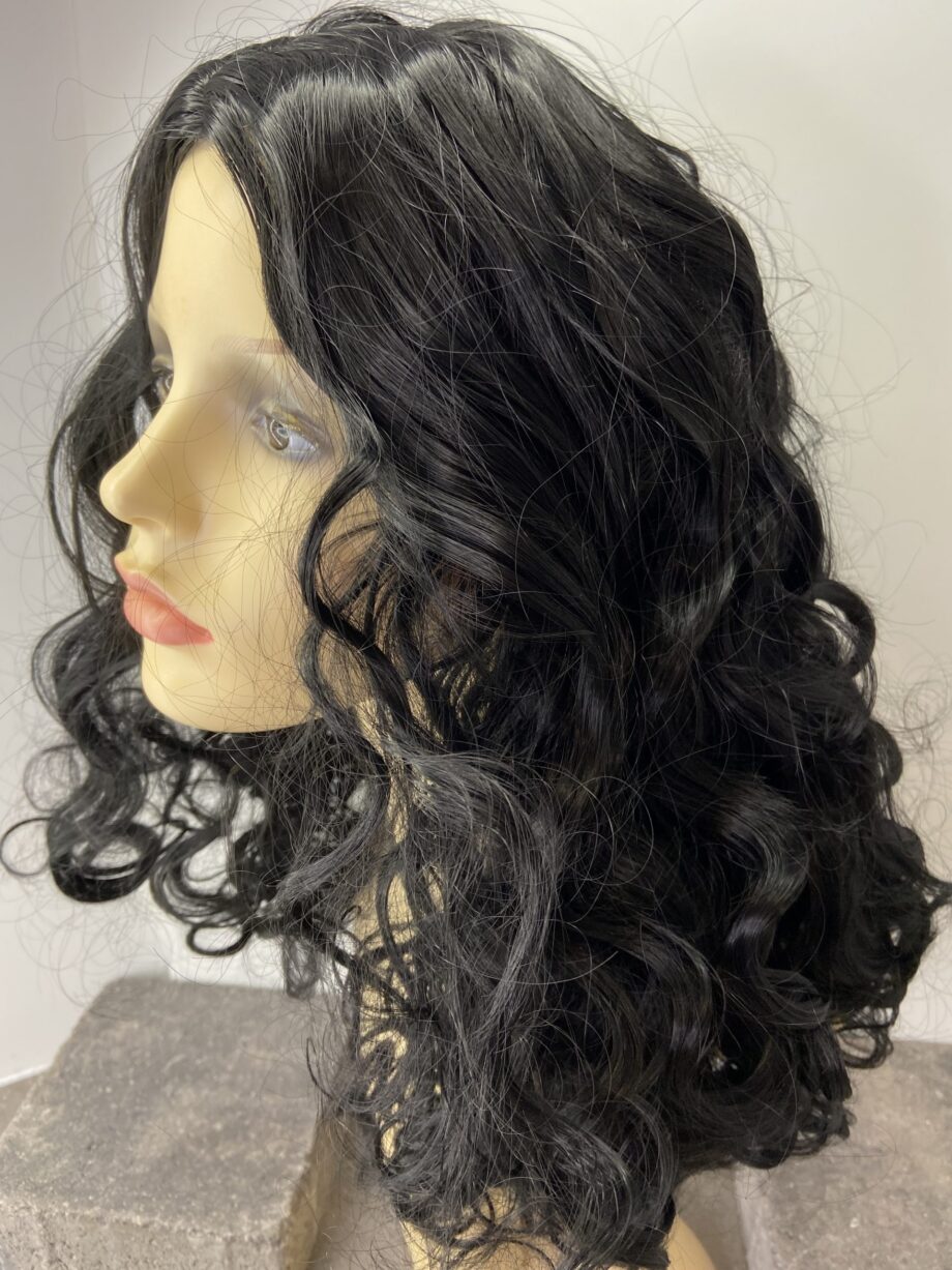 New Black curly long wig. Nbllc6034