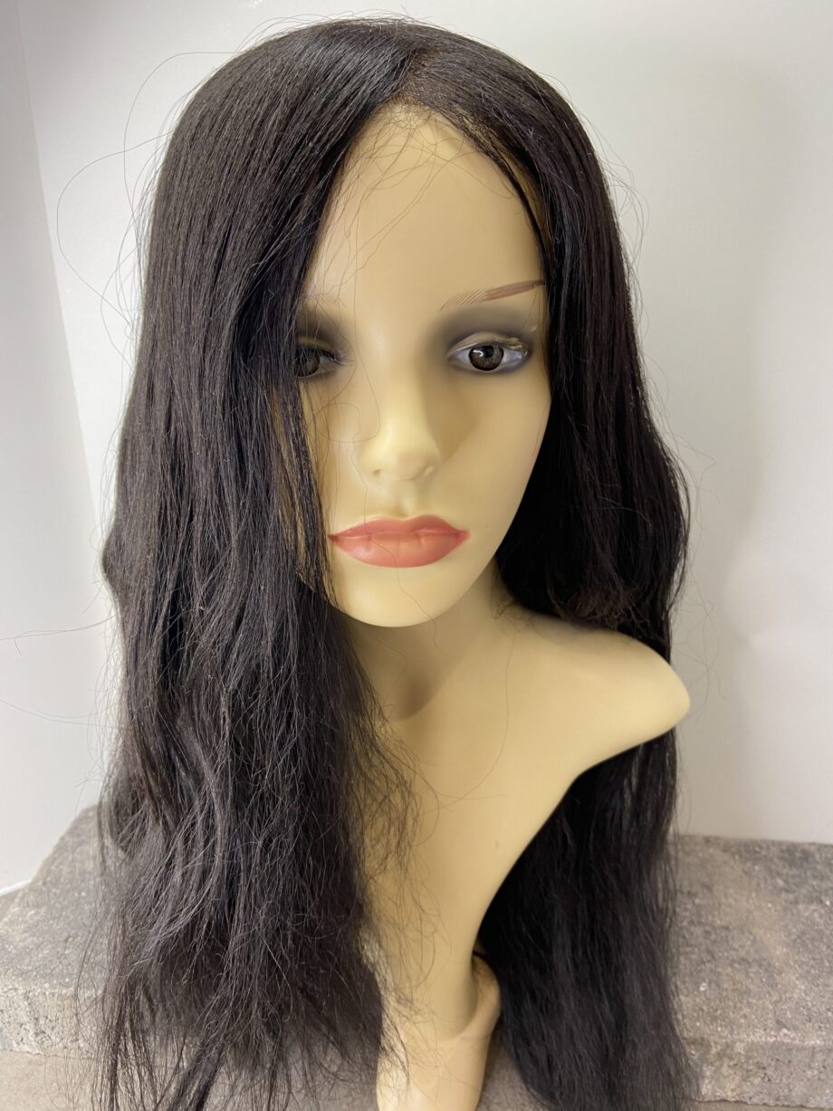 Long black wig. Plblls6035