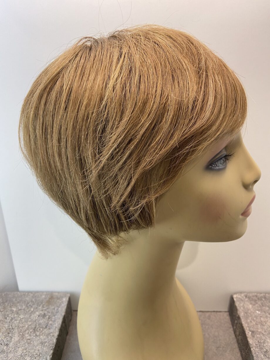 Stylish short soft cap brown wig. Brss100