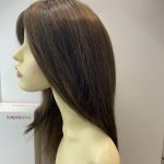 Long chocolate copper brown wig. Bbrls113
