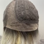 Soft cap silver blonde rooted. Blms89