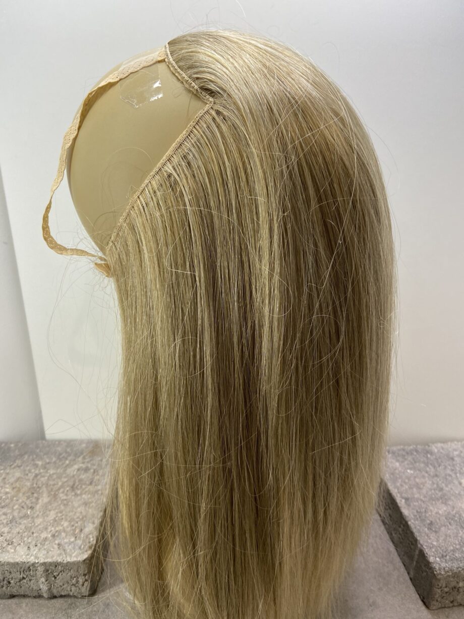 Blonde long hair piece with hats. Blls85