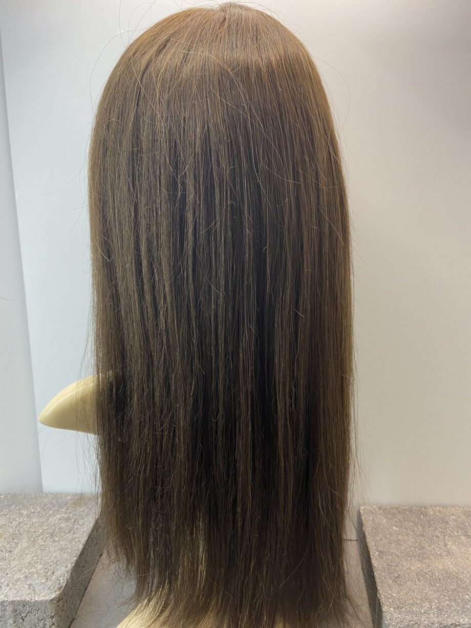 Extra long soft cap brown wig. Bbrls112