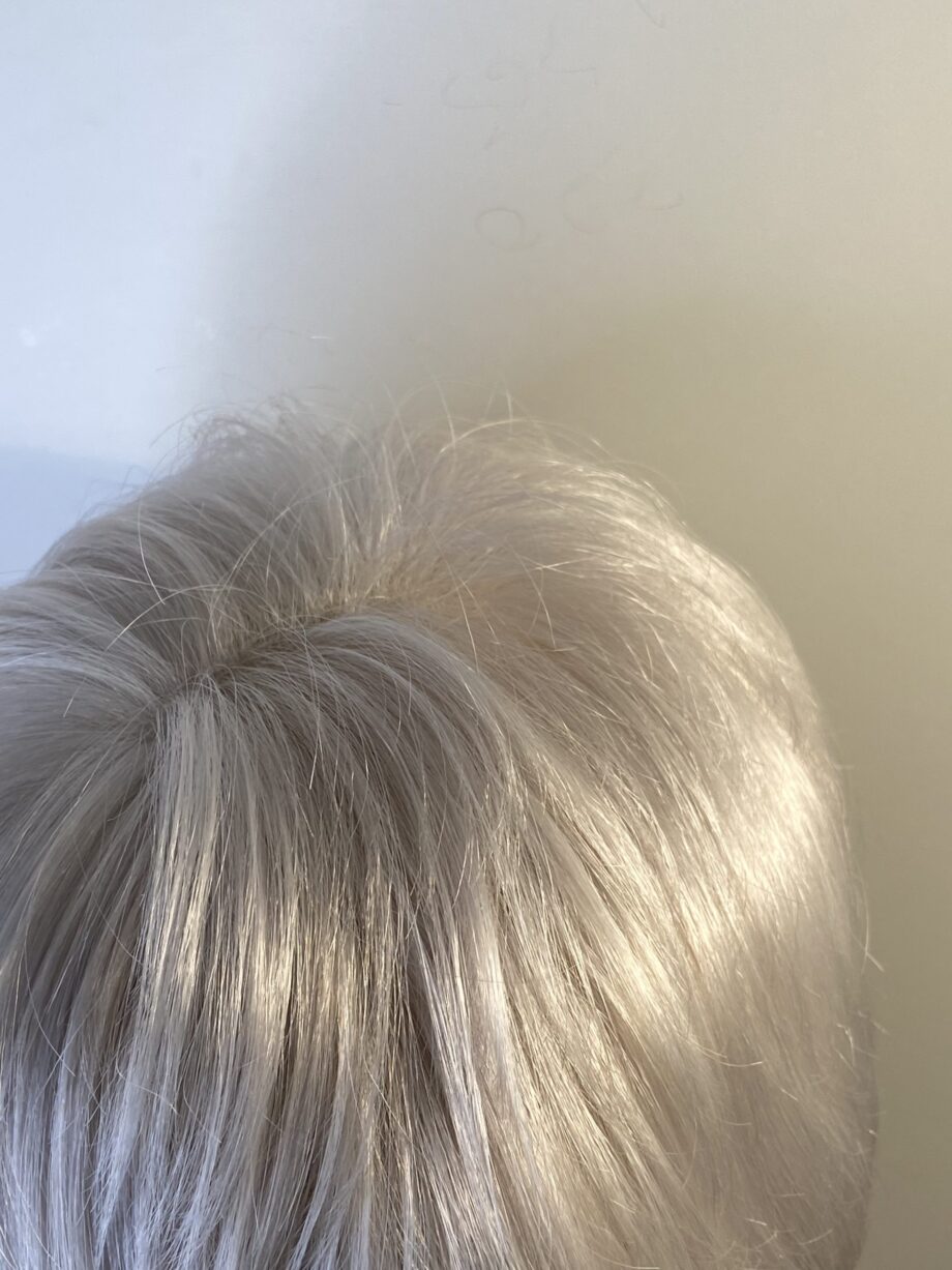 Stunning Silver snow white soft cap wig. Gss108