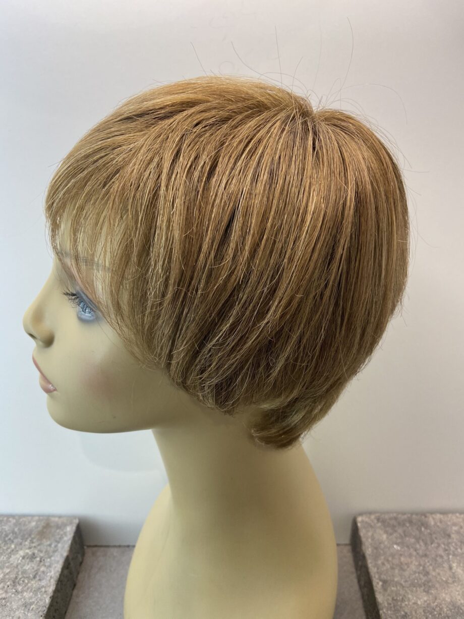 Stylish short soft cap brown wig. Brss100