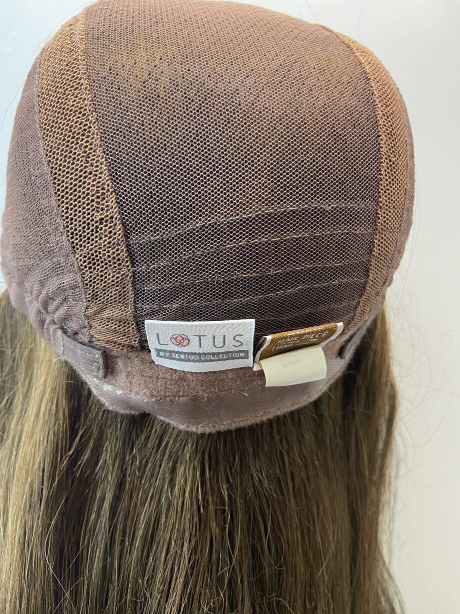 Extra long soft cap brown wig. Bbrls112