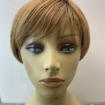 Stylish short soft cap brown wig. Brss100