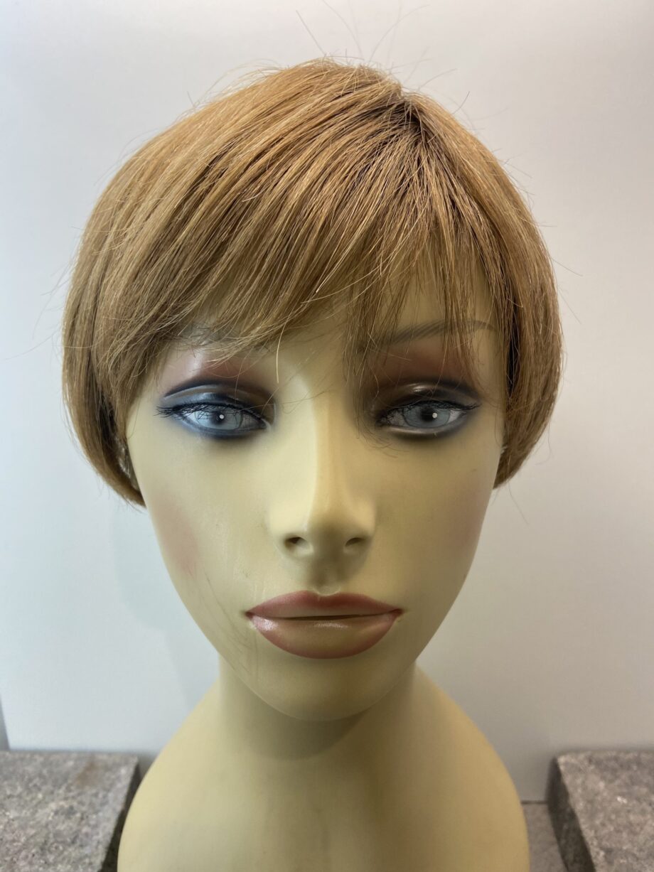 Stylish short soft cap brown wig. Brss100