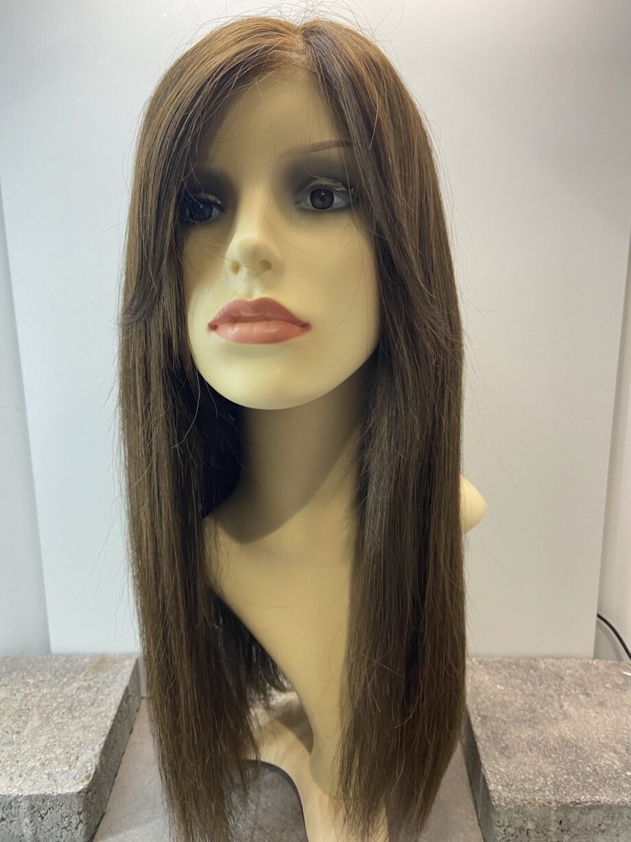 Extra long soft cap brown wig. Bbrls112