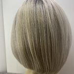 Soft cap silver blonde rooted. Blms89