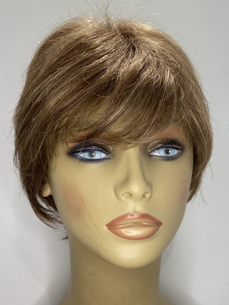 Perruque Courte Femme Brenda - Couleur Golden Light Brown, Longueur 40 Cm, Synthétique, Neuf Avec étiquettes