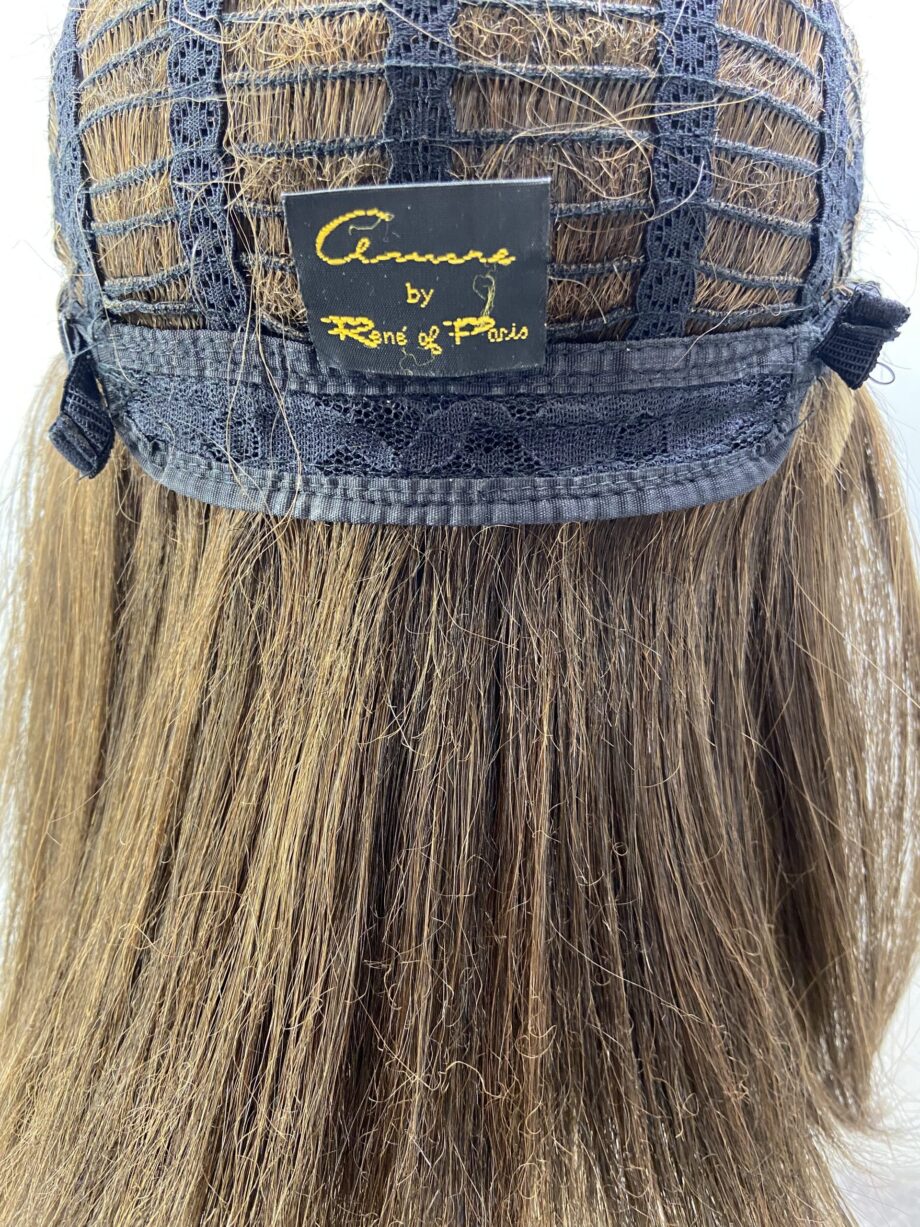 Ginger Brown long straight wig. Brls73