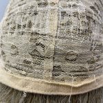 Short blonde highlighted wig. Blss41