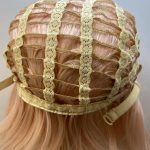 Peach pink long wig. Pls92