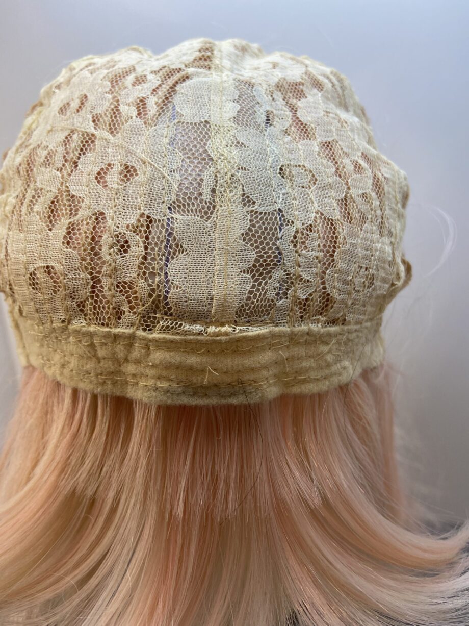 Peach pink long wig. Pls92