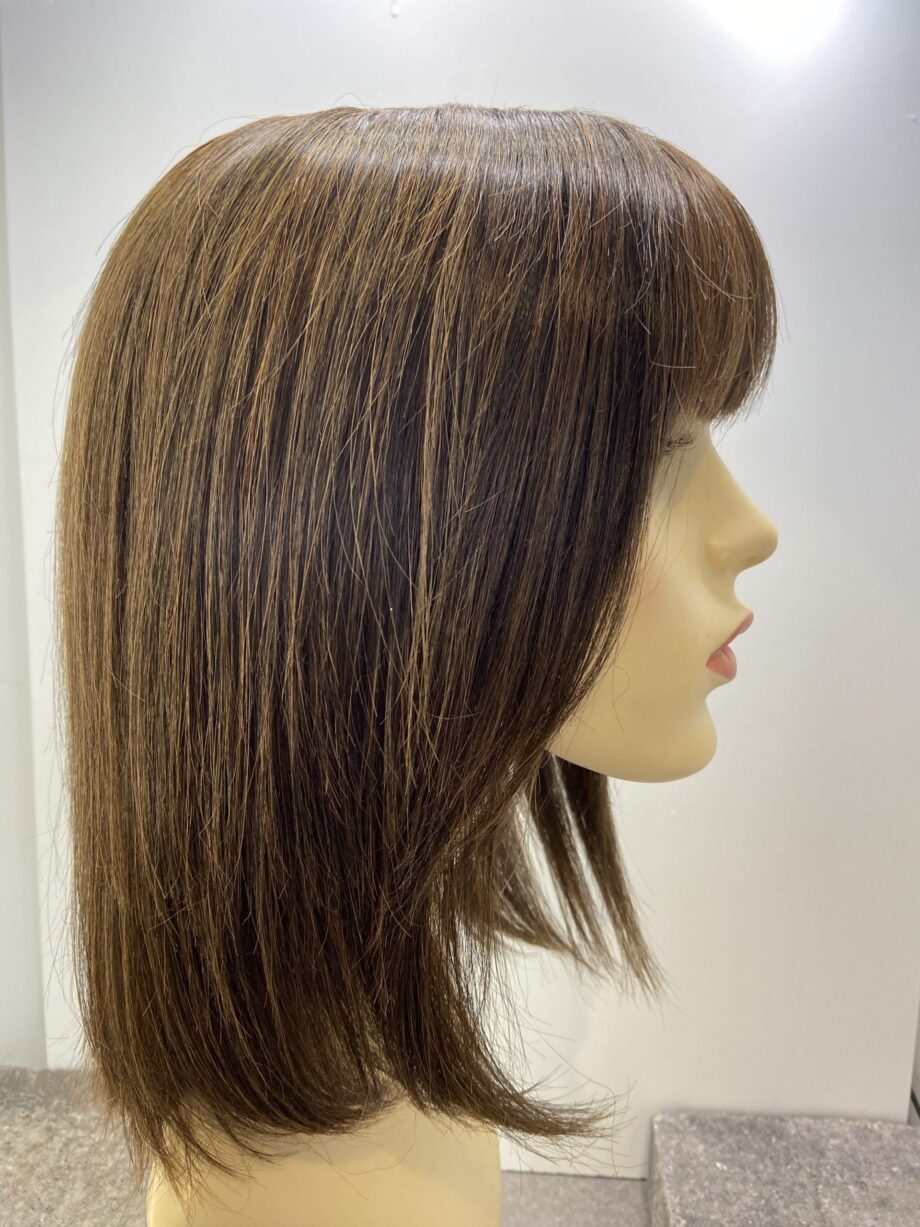 Ginger Brown long straight wig. Brls73