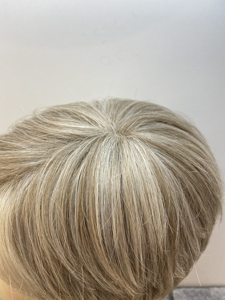 Short blonde/grey wig. Gss7028
