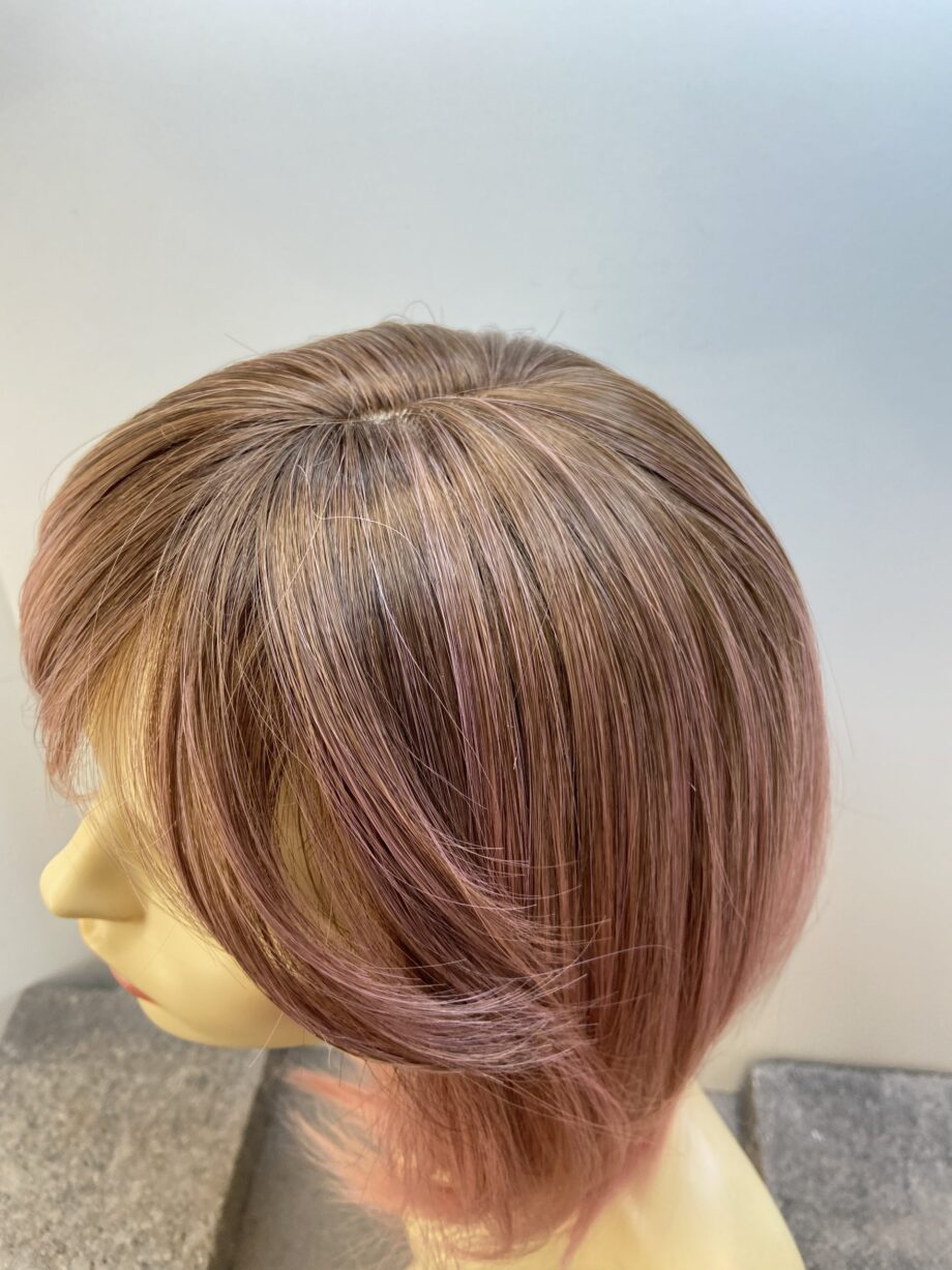 Pink rooted long wig. Pls91