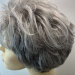 Silver grey wavy wig. Gsc106