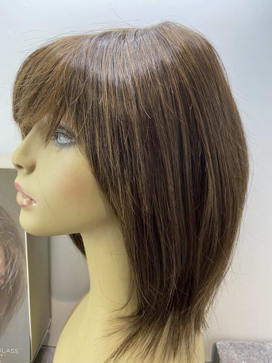 Chocolate brown new soft cap wig. Bbrls147