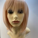 Peach pink long wig. Pls92
