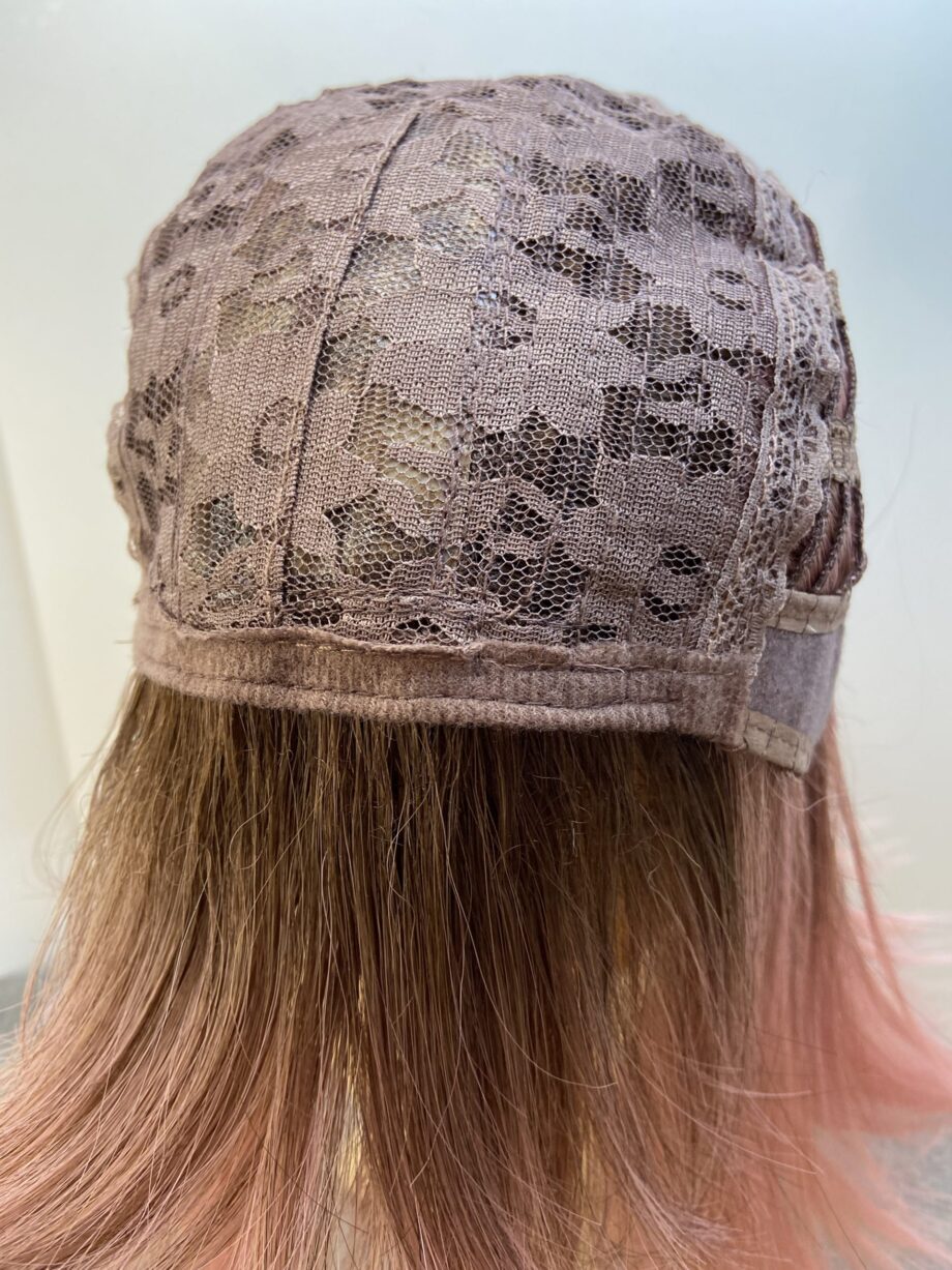 Pink rooted long wig. Pls91