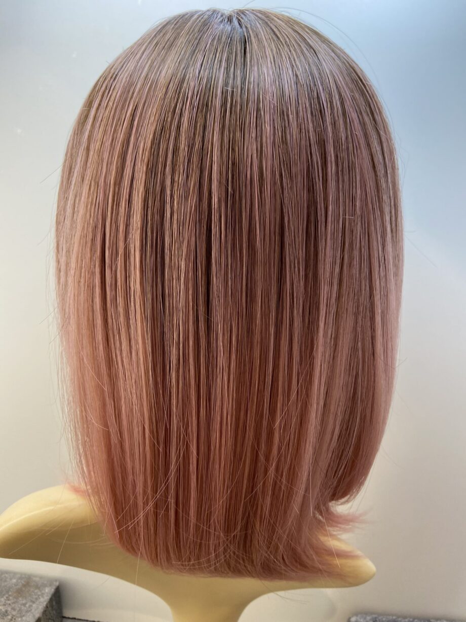 Pink rooted long wig. Pls91