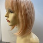 Peach pink long wig. Pls92