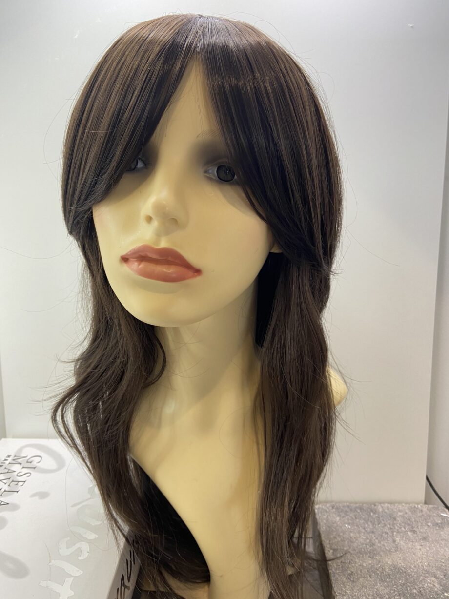 New dark brown long wig. Bbrls154