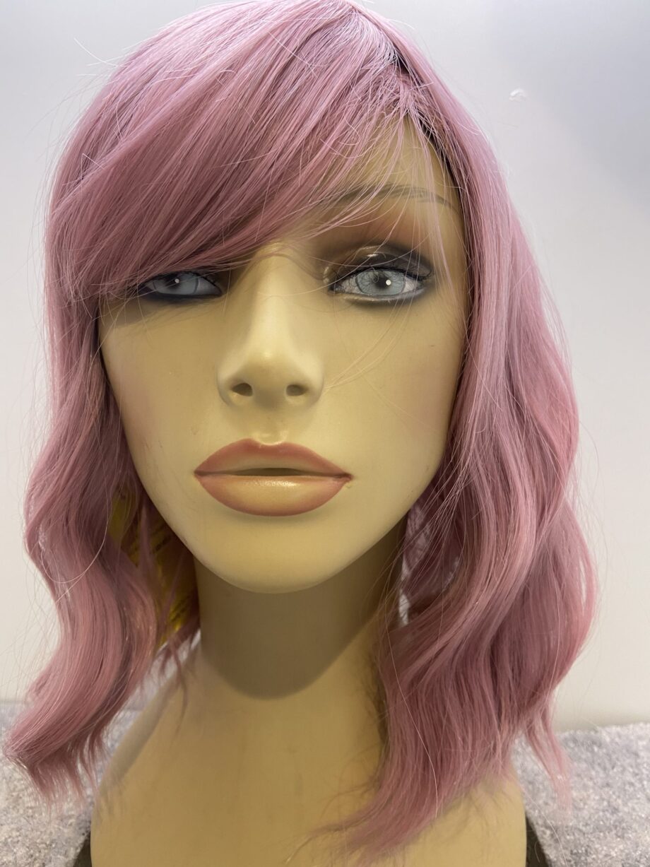 Long pink new wig. Plpinklw528