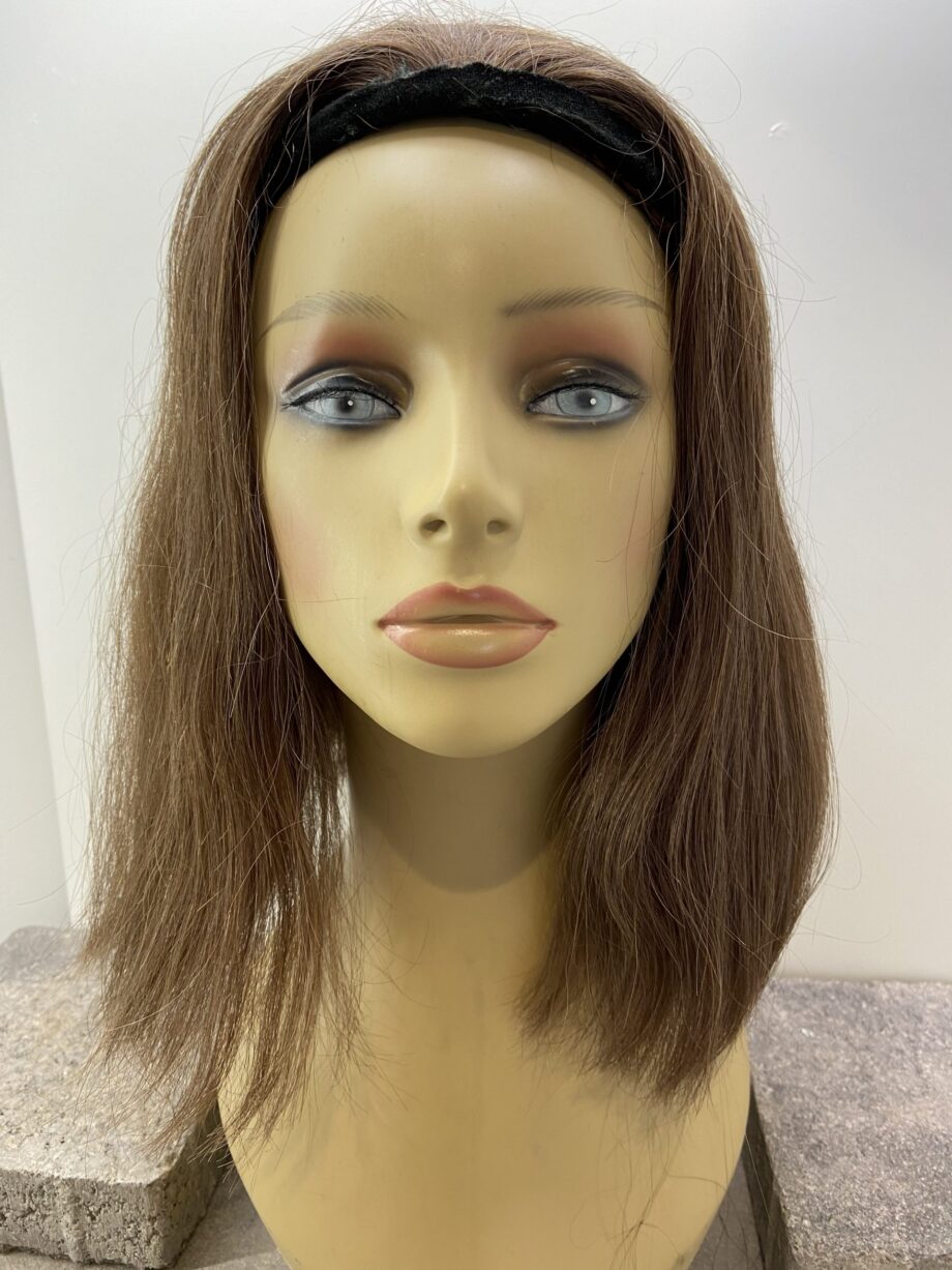Human hair hairband. Hair band 522