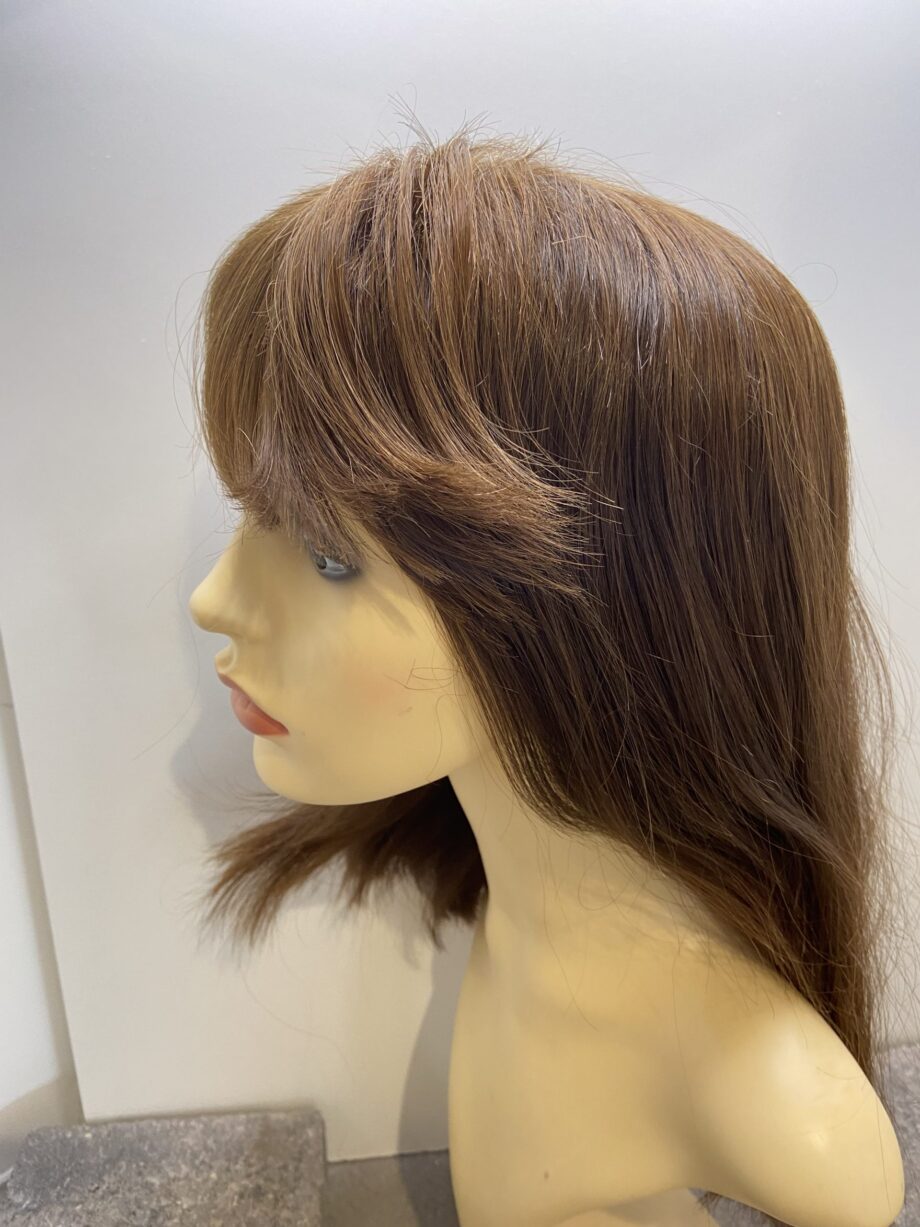 Soft cap natural brown wig. Plbrls526