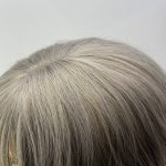 Soft grey long wavy wig. Plgmw44