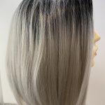 Rooted silver wig. Plgls535