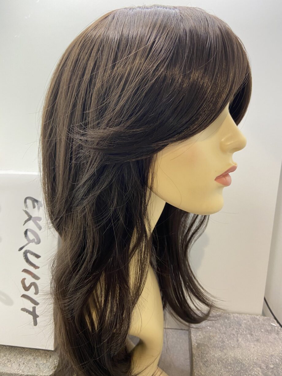 New dark brown long wig. Bbrls154