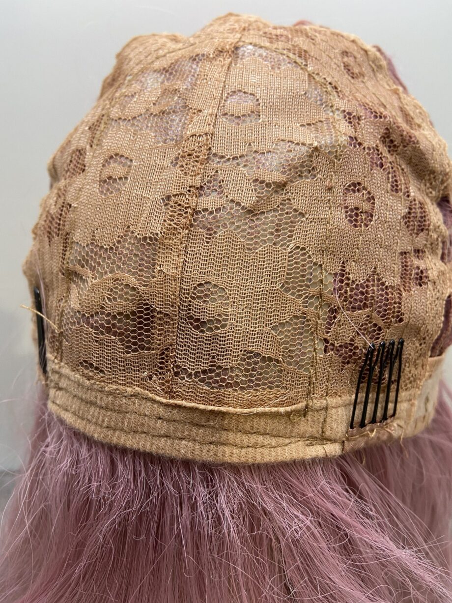 Long pink new wig. Plpinklw528