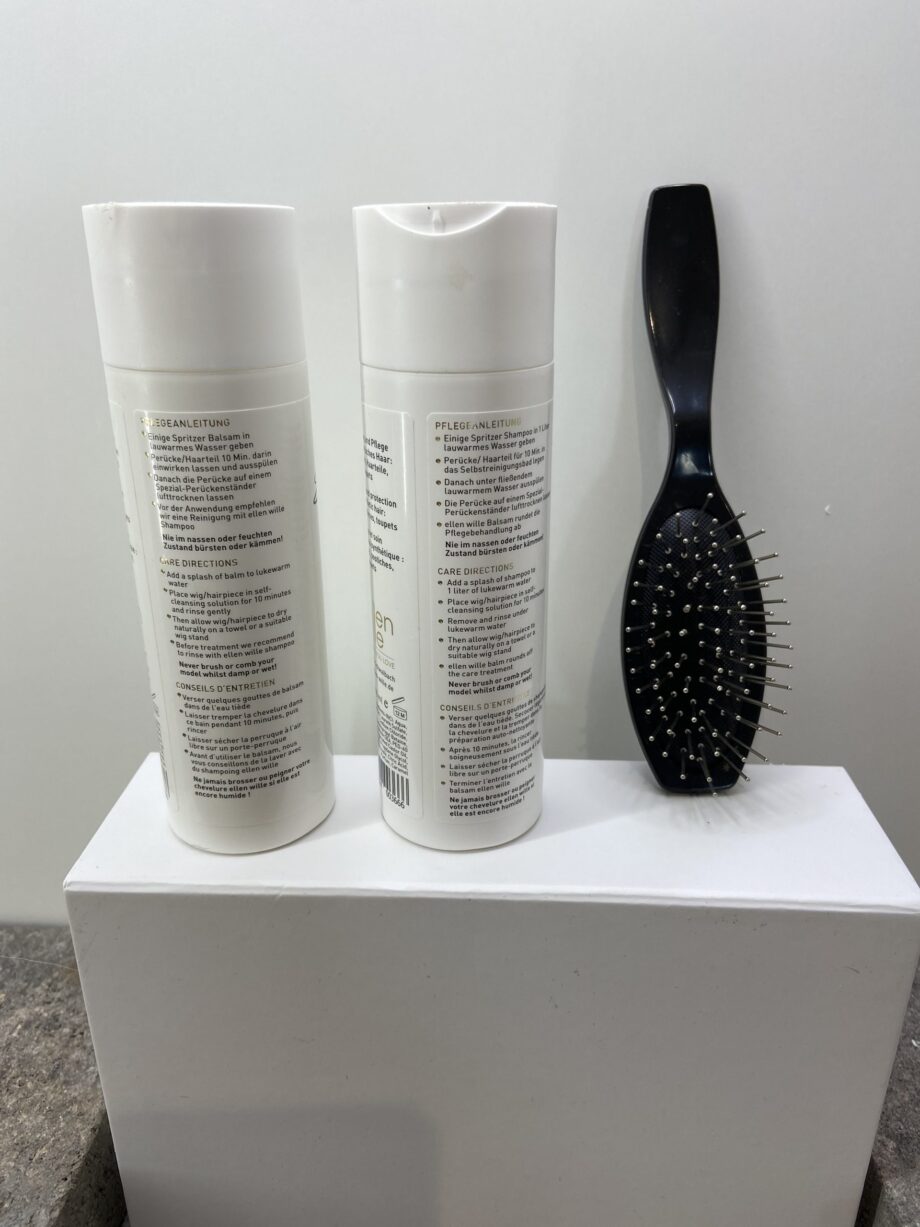 Shampoo and balm. 44