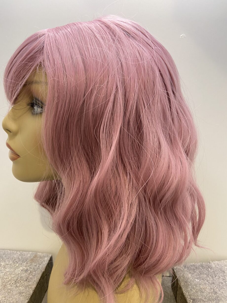 Long pink new wig. Plpinklw528