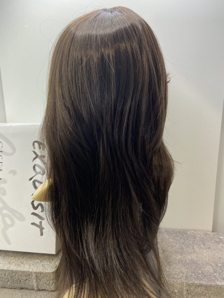 New dark brown long wig. Bbrls154